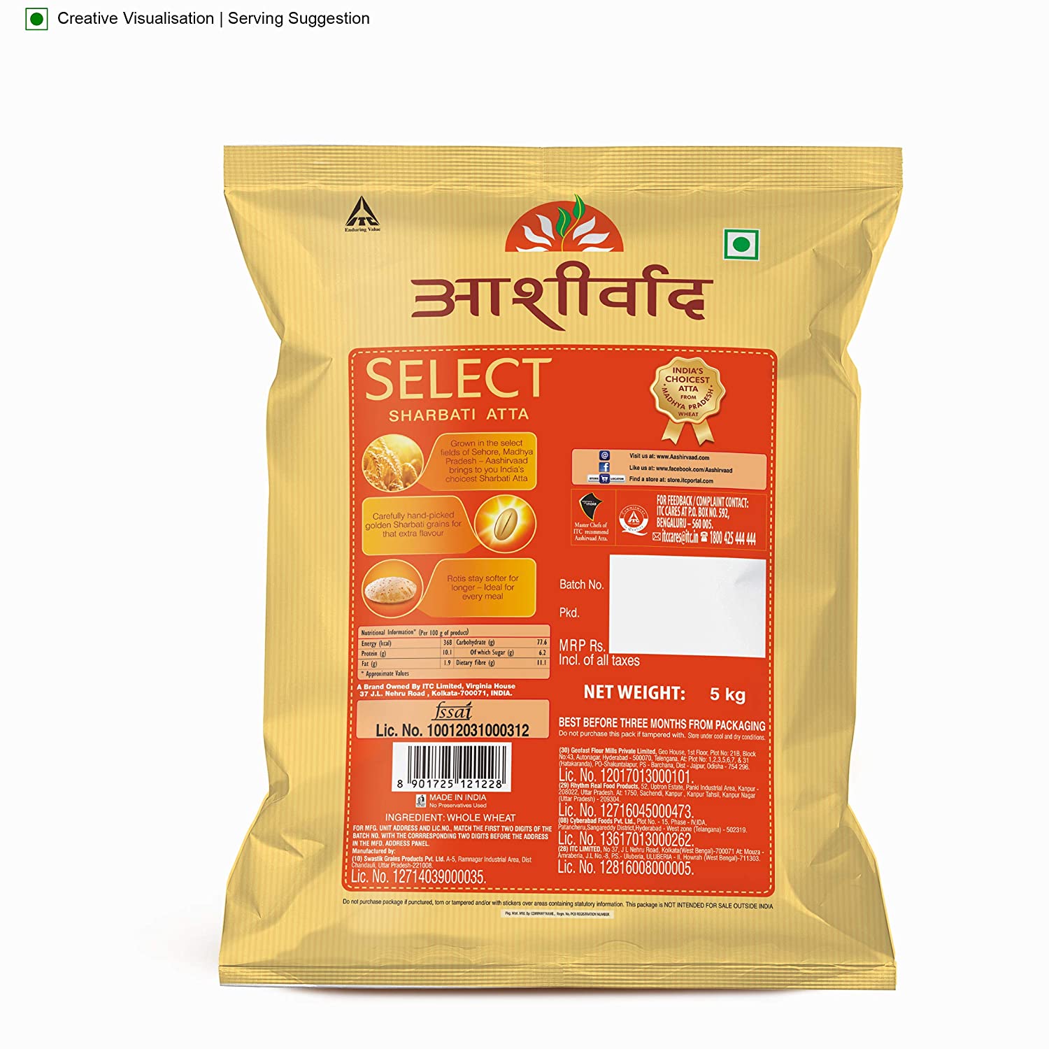 Ashirvaad Select Atta 10 kg - Image 2