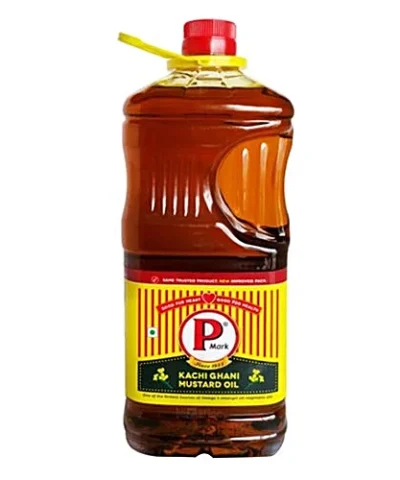 P Mark Kachi Ghani Mustard Oil – 2 Liter
